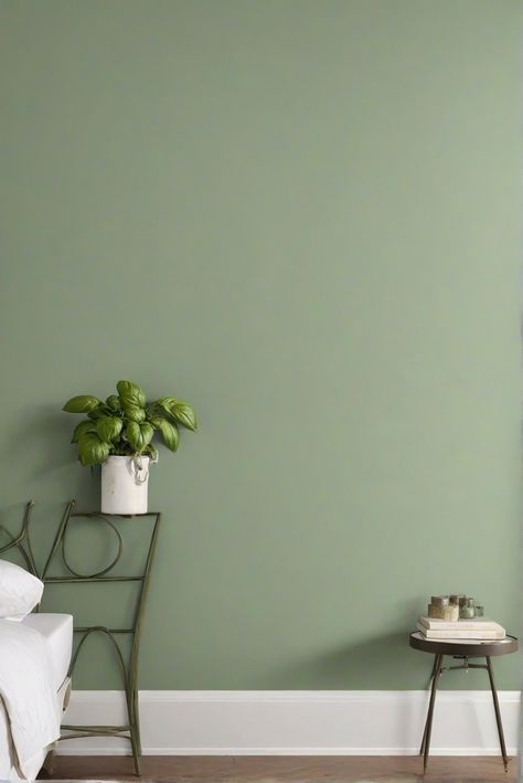 designer home decor,interior paint colors,interior paint ideas,home painting services Paint Combos Interior, Light Green Wall Paint Bedroom, Pista Colour Wall Paint, Sage Wallpaper For Bedroom, Sage Green Mural, Sage Green Bedroom Paint & Paint Tools, Basement Colors, Green Painted Walls, Green Kitchen Cabinets