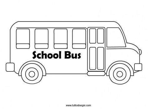 Bus Sketch Simple, School Bus Drawing, Bus Drawing, Preschool Crafts Fall, Transportation Crafts, Hindi Worksheets, Fall Preschool, Wheels On The Bus, Easy Drawings For Kids