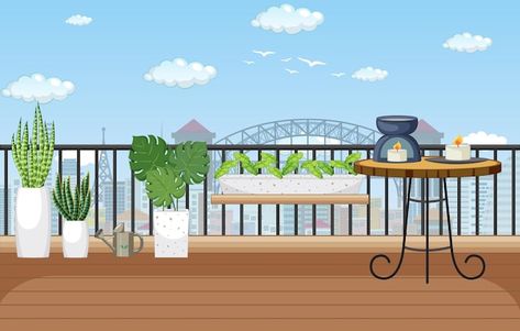 Free vector interior of balcony scene te... | Free Vector #Freepik #freevector #house-clipart #cartoon-drawing #cartoon-svg #art Scene Template, Interior Balcony, Svg Art, House Clipart, Cartoon Svg, Drawing Cartoon, Clipart Cartoon, Durga Puja, Cartoon Drawing