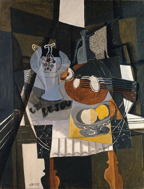 Georges Braque and the Cubist Still Life, 1928–1945 | The Phillips Collection Gino Severini, Still Life With Fruit, Istoria Artei, Georges Braque, Iron Art, Mandolin, Henri Matisse, Cubism, Pablo Picasso