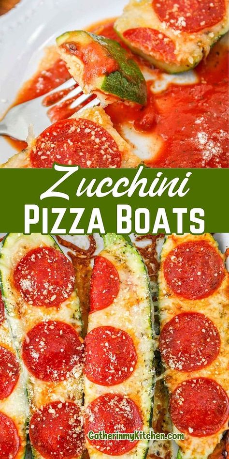 Dive into a healthier twist on classic pizza with our Zucchini Pizza Boats recipe. Perfect for a guilt-free meal, these boats are loaded with pizza sauce, cheese, and pepperoni, baked to perfection for a delicious and nutritious dinner. Zucchini Pizza Recipes, Zucchini Pizza Boats, Pizza Boats, Stuffed Zucchini Boats, Zucchini Cheese, Unique Appetizers, Zucchini Pizza, Fresh Zucchini, Zucchini Pizzas