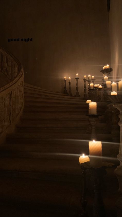 Candlelit Bedroom, Candle Stairs, Hogwarts Candles, Candle Light Room, Candlelit Room, Candlelit Wedding, Dark Bedroom, Candle Aesthetic, Gothic Aesthetic