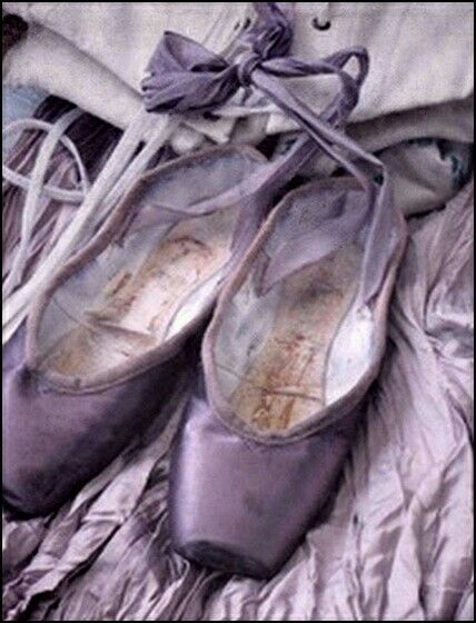 Lilac Cottage, Ballet Pointe Shoes, Ballet Pointe, 12 Dancing Princesses, Ballet Aesthetic, Shoes Purple, Purple Themes, En Pointe, Purple Plum