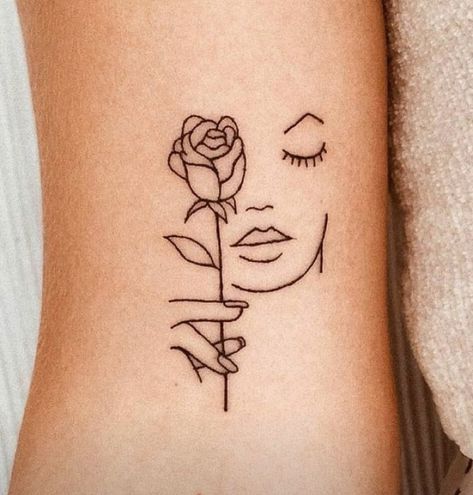 Simple Girl Tattoos, Tattoos About Mom, Magic Tattoo Ideas, Tattoos About Growth, Tattoos Dainty, Tattoos Behind Ear, Tattoos With Deep Meaning, Tattoos Cross, Small Wave Tattoo