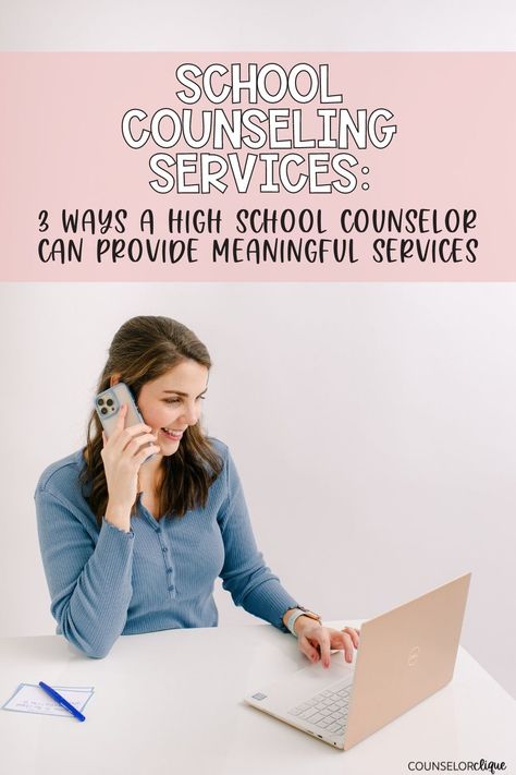 What if we, as high school counselors, used the time around an IEP table to offer our expertise around the 3 main realms that we serve students in: social/emotional wellness, academics, and college and career (and general post-secondary) readiness? Let’s break down those three main categories of our school counseling services and think through what types of things a high school counselor may be able to offer students and parents at the special education conference. Secondary School Counseling, High School Counselor Organization, High School Counselors Office, High School Counseling Office, School Counselor Organization, School Counselor Ideas, School Guidance Counselor, School Counselor Resources, School Counsellor