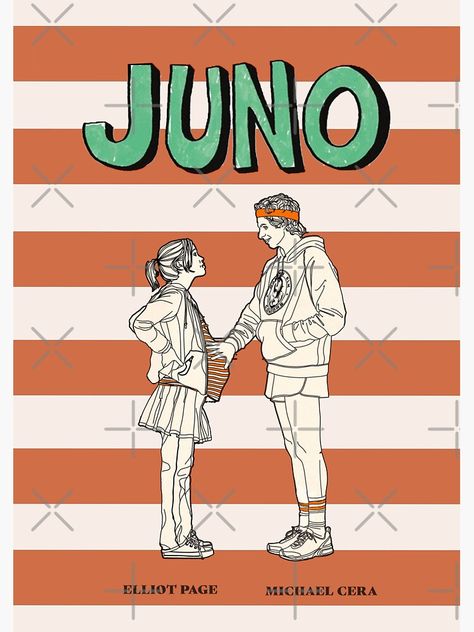 Juno Movie Poster, Juno Poster, Juno Movie, Michael Cera, Poster Stickers, Juno, Room Posters, Movie Art, Motion Picture