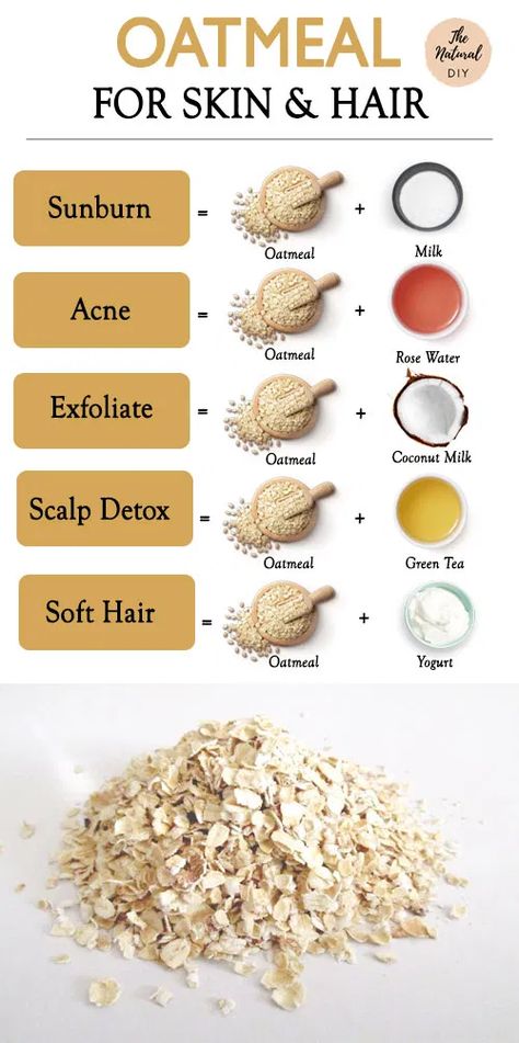 #NaturalHairRemediesForHairLoss Oatmeal Mask, Diy Oatmeal, Oat Meal, Beauty Recipes Hair, Natural Hair Growth Remedies, Organic Skin Care Recipes, Diy Beauty Treatments, Hair Care Recipes, Diy Hair Mask