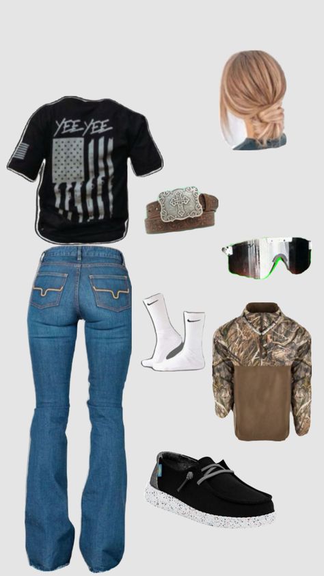 #cowgirl #outfitinspo #vibes #viral #fyp #popular Outfit Ideas Cowgirl Boots, Cowgirl Clothes Western, County Outfit Ideas, First Day Of School Outfit Country, Country Clothes Aesthetic, School Country Outfits, Country Fits Aesthetic, Dark Country Outfits, Country Women Outfits