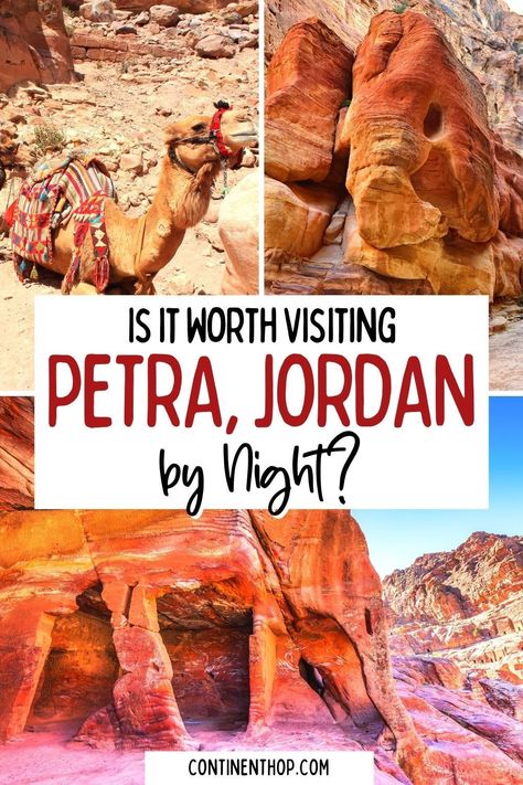 Is it Worth Visiting Petra, Jordan by Night? | Petra at night is a wonderful experience however many tend to wonder: Is Petra at night worth it? The Petra night show is interesting but here’s more info about Petra night tours and if you’re unsure; why you should you attend or skip this Petra candle night! #petra #Jordan #petraatnight #travel Candle Night, Petra Jordan, Best Vacation Spots, Night Show, Wadi Rum, Is It Worth It, Travel Pins, Photography Pictures, Wanderlust Travel