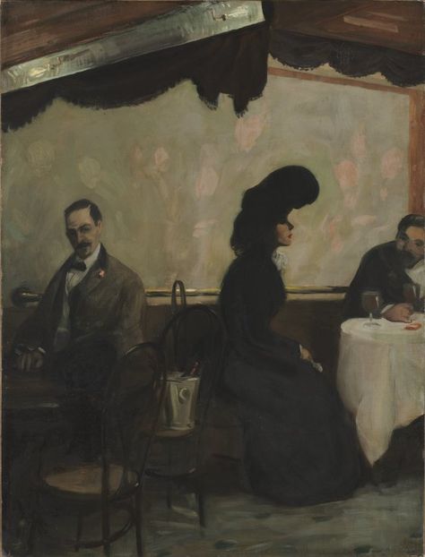 The Rathskeller | Cleveland Museum of Art William Glackens, John Sloan, French Bar, Ashcan School, Unique Gallery Wall, Most Famous Artists, Cleveland Museum Of Art, American Painting, Bar Art