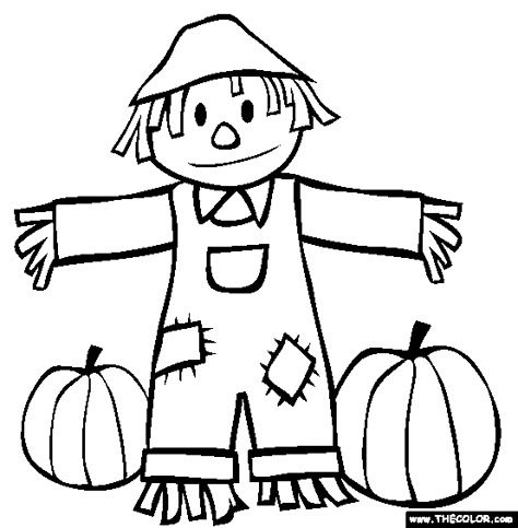 100% Free Fall Coloring Pages. Color in this picture of a Fall Scarecrow and Pumpkins and others with our library of online coloring pages. Save them, send them; they're great for all ages. Fall Coloring Sheets, Fall Coloring, Fall Scarecrows, Pumpkin Coloring Pages, Thanksgiving Coloring Pages, Fall Preschool, Fall Coloring Pages, Online Coloring Pages, Halloween Coloring Pages