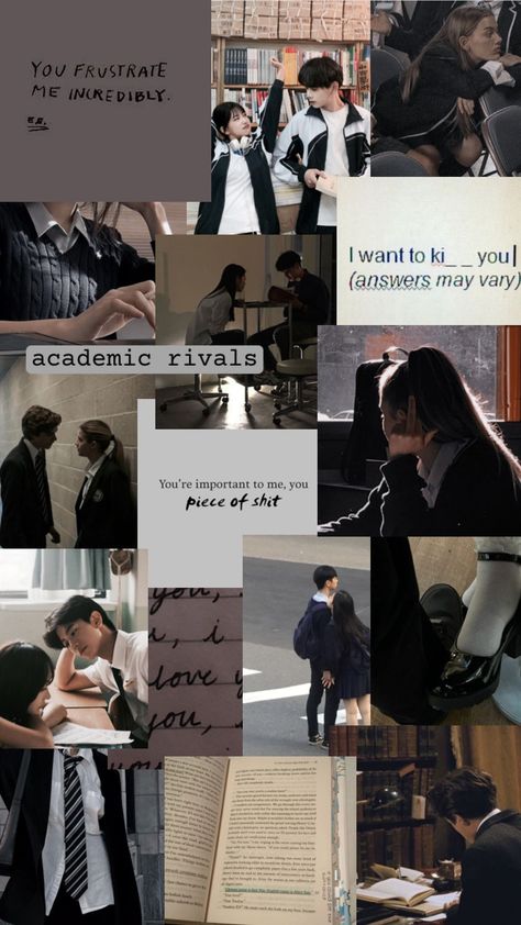 Academic Romance Aesthetic, Academic Rivals To Lovers Trope, Rival To Lovers Aesthetic, How To Write Academic Rivals To Lovers, Academic Couple Aesthetic, Academic Rival Aesthetic, Academic Rivals Book Recs, Romance Tropes Aesthetic, Academic Rivals Prompts