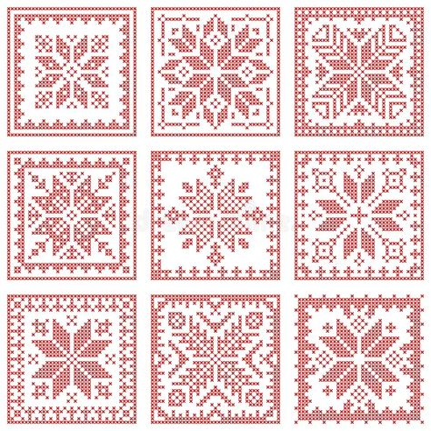 Scandinavian Style Cross Stitch Pattern Stock Illustrations – 612 Scandinavian Style Cross Stitch Pattern Stock Illustrations, Vectors & Clipart - Dreamstime Scandinavian Design Pattern, Scandinavian Cross Stitch Patterns, Folk Christmas, Christmas Cross Stitch Patterns Free, Scandinavian Embroidery, Scandinavian Fabric, Winter Cross Stitch, Embroidered Quilts, Crochet Tapestry