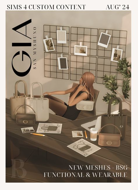 GIA by Gigi Hurley. | bbygyal123 The Sims 4 Decor Cc, Sims 4 Cc Build Buy, Ts4 Cc Clutter, Sims Clutter, Ts4 Accessories, Cc Packs, San Myshuno, Cc Sims4, Mod Furniture