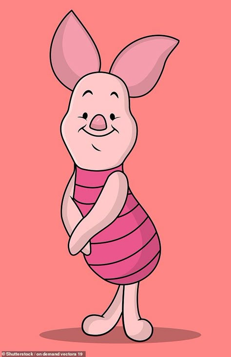 Piglet Winnie The Pooh Drawing, Winnie The Pooh All Characters Drawing, Winnie The Pooh With Honey Pot Drawing, Disney Characters Winnie The Pooh, Piglet Drawing, Piglet From Winnie The Pooh, Winnie The Pooh Piglet, Pooh Pictures, Art Examples