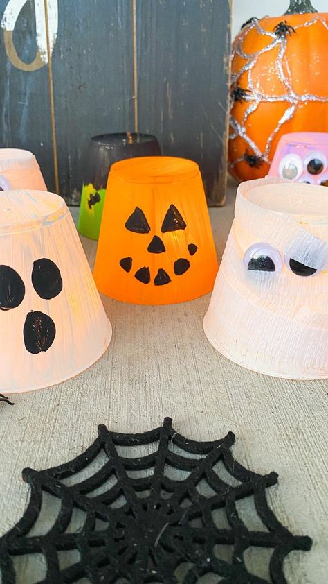 Deena Keller on Reels | Melodrama · Spooky Fun Halloween Kids Art Ideas, Lantern Craft, Spider Crafts, Fun Halloween Crafts, Halloween Arts And Crafts, Learning Toys For Toddlers, Christmas Crafts For Kids To Make, Easy Easter Crafts, Halloween Cups