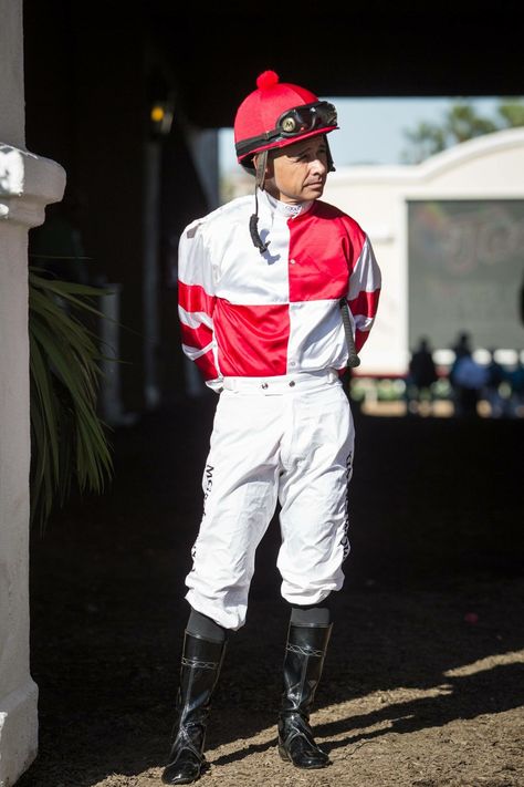 Horse Race Photography, Horse Jockey Outfit, Gambler Aesthetic, Derby Cookies, Jockey Outfit, Jockey Aesthetic, Horse Jockey, Race Photography, Thoroughbred Horse Racing