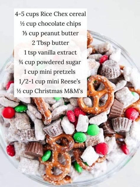 Reindeer Chow Recipe, Christmas Snack Mix, Reindeer Chow, Chex Mix Christmas, I Heart Naptime, Chex Mix Recipes, Christmas Food Gifts, Snack Mix Recipes, Christmas Candy Recipes