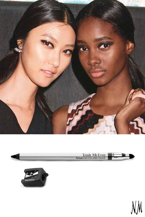 Spotted: dramatic eyes all over the Fall runways. Achieve bold winged liner with this Trish McEvoy gel pencil. Best Waterproof Mascara, Easy Winged Eyeliner, Eyeshadow For Green Eyes, Pink Lips Makeup, Winged Eyeliner Tutorial, Gel Eyeliner Pencil, Wedding Eye Makeup, Simple Eyeliner, Casual Fridays