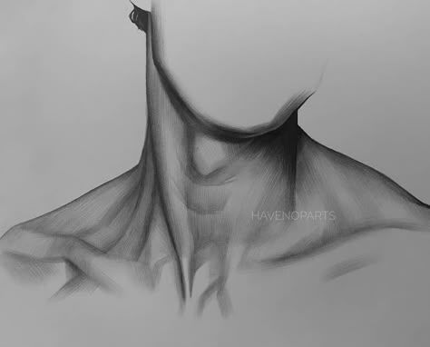 Neck Shading Drawing, Collarbone Sketch, Clavicula Aesthetic, Collarbone Drawing, Neck Sketch, Neck Drawing, Button Fashion, Knit Polo Shirt, Cool Pencil Drawings