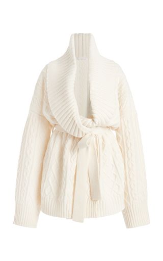 Designer Loungewear, Chloe Fashion, Chloe Clothing, Cashmere Turtleneck, Cable Knit Cardigan, Fashion Mode, Designer Outfits Woman, Moda Operandi, Fashion Collection