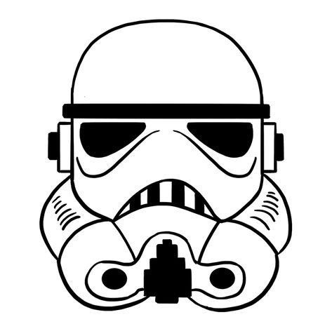 How to Draw a Stormtrooper Helmet – Really Easy Drawing Tutorial Storm Trooper Helmet, Snow Trooper, Red Hood Helmet, Star Wars Art Drawings, Daft Punk Helmet, Helmet Drawing, Clone Trooper Helmet, Greek Helmet, Boba Fett Helmet