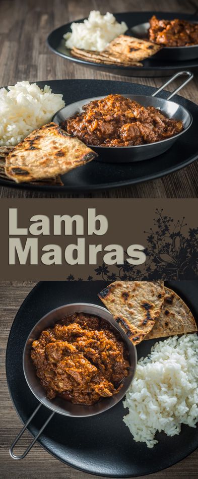 Lamb Madras Curry Fakeaway Recipe: A Madras Curry in the UK has become synonymous with a fiercely hot curry and not much else, my version has more complex flavours but still with a punch of heat from chili and pepper. Lamb Receipts, Lamb Madras, Extra Tomatoes, Chicken Balti, Curry Lamb, Curry Indian, Fakeaway Recipes, Mutton Curry, Madras Curry