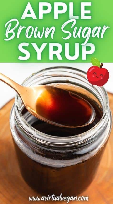 Learn how to make Apple Brown Sugar Syrup at home. Full of spiced caramel apple flavour, it's perfect for adding to your favourite hot or iced drinks and only takes 10 minutes to make! Syrup Alternative, Apple Brown Sugar Syrup, Apple Syrup Recipe, Brown Sugar Simple Syrup, Apple Brown Sugar, Tea Lattes, Make Brown Sugar, Drink Syrups, Brown Sugar Syrup