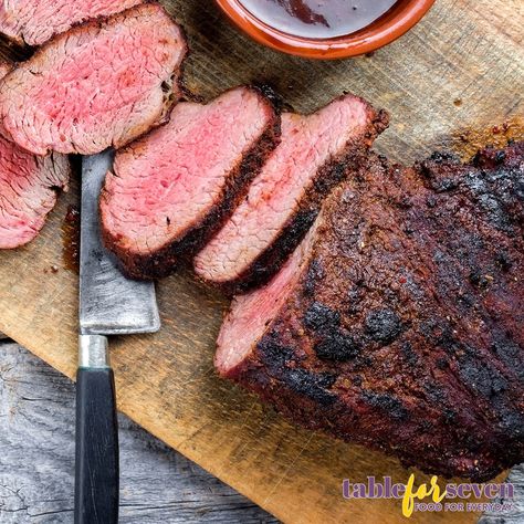 Barefoot Contessa Sirloin Tip Roast Recipe - Table for Seven Boneless Sirloin Tip Roast, Beef Sauces, Tri Tip Recipes, Tip Steak Recipes, Barbecue Grill Recipes, Wagyu Recipes, Oven Roasted Tri Tip, Tritip Recipes, Tri Tip Steak Recipes