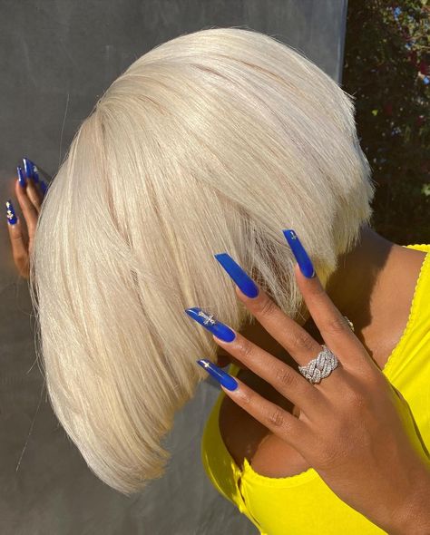 Hair Everyday, Lipstick Nails, Tapered Square Nails, Polygel Nails, Exotic Nails, Megan Thee Stallion, Birthday Nails, Fire Nails, Pretty Acrylic Nails