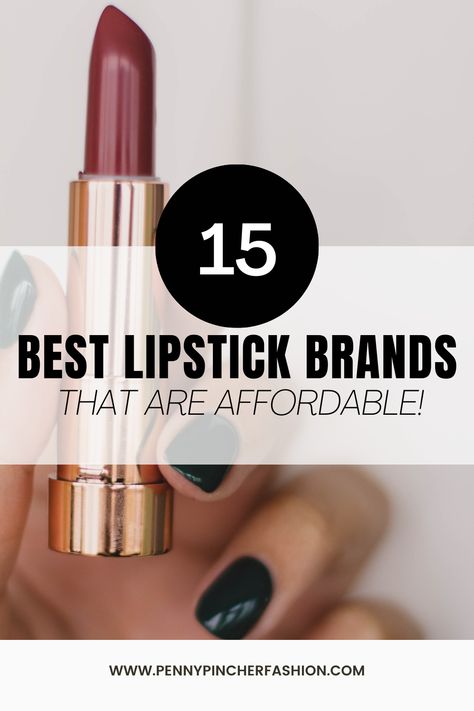 Best Lipstick Brands - Penny Pincher Fashion Best Lipstick Brand, Popular Lipstick, Quick Makeup Routine, Penny Pincher Fashion, Revlon Super Lustrous Lipstick, Hydrating Lipstick, Revlon Super Lustrous, Quick Makeup, Penny Pincher