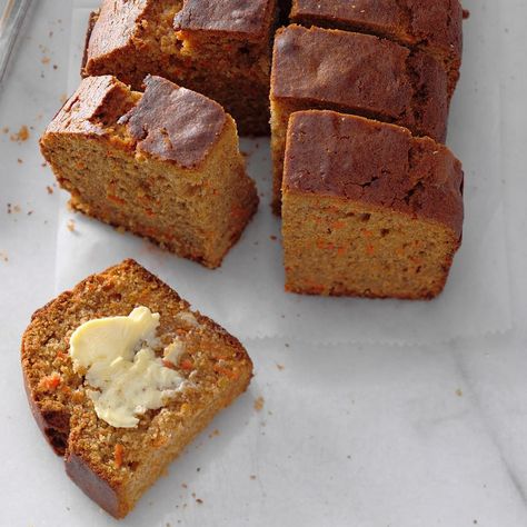 Carrot Honey Loaf Honey Loaf, Tea Breads, Dessert Breads, Carrot Bread, Carrot Cakes, Magazine Recipes, Mini Loaf, Loaf Recipes, Three Dogs