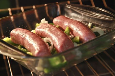 How to Bake Turkey Sausage | LIVESTRONG.COM How To Bake Turkey, Turkey Italian Sausage Recipes, Turkey Sausage Recipe, Asparagus And Potatoes, Baked Sausage, Cooked Turkey Recipes, Turkey Sausage Recipes, Quick Turkey, Turkey Italian Sausage