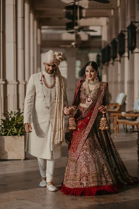 Bridegroom Outfits, Groom Indian Wedding Outfits, Wedding Matching Outfits, Bride Groom Photoshoot, Indian Groom Dress, Groom Dress Men, Indian Wedding Poses, Wedding Outfits For Groom, Indian Groom Wear