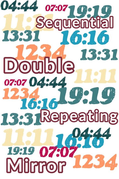 What do all these numbers mean? Numbers Meaning, Double Numbers, Double Mirror, Mirror Sign, I Know It, 11 11, I Saw, First Time, I Know