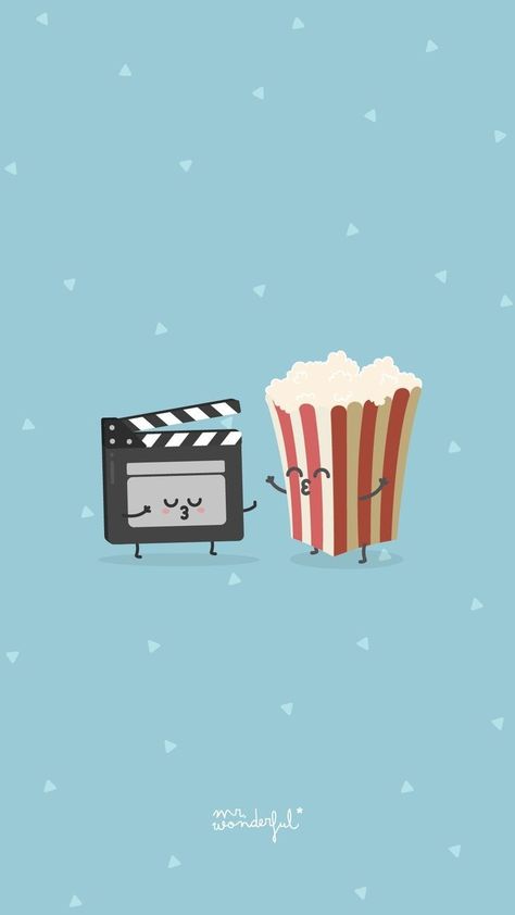 Popcorn Wallpaper, Movies Wallpaper, Movie Popcorn, Whatsapp Wallpaper, Food Wallpaper, Mr Wonderful, Movie Wallpapers, Tumblr Wallpaper, Kawaii Wallpaper