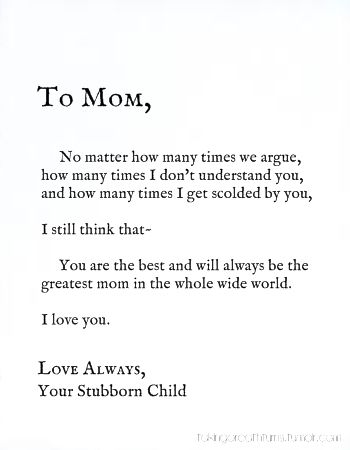 -Your stubborn child Mother Message From Daughter, Qoutes About Moms From Daughter, Birthday Captions For Mum, Happy Birthday To My Mom From Daughter, Mom Messages From Daughter, Mom Birthday Card Message From Daughter, Happy Birthday For Mom From Daughter, Happy Birthday To Mom Quotes, Mum Birthday Message