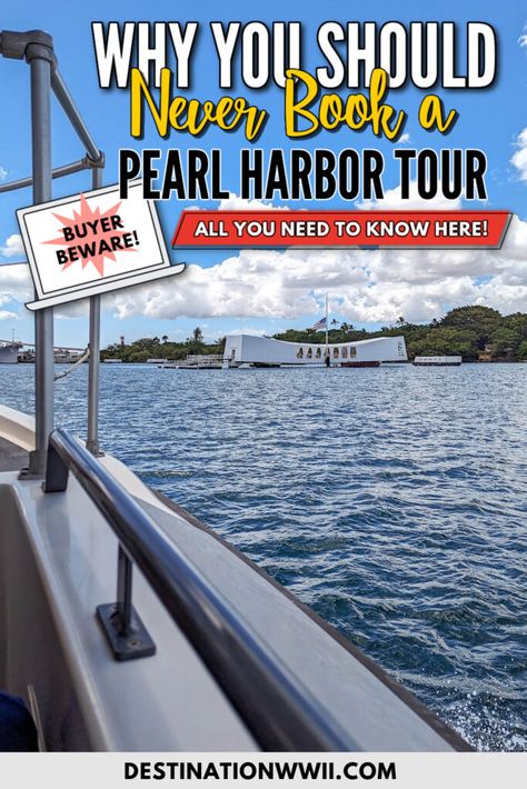 Why You Should Never Book a Pearl Harbor Tour! Everything you need to know - why most Pearl Harbor tours are scams, why you don't need them, why they are a waste of money for visiting the USS Arizona Memorial, the Battleship Missouri, and more in Oahu, Hawaii. Pearl Harbor Tours, Pearl Harbor Memorial, Cruise Norwegian, Battleship Missouri, Hawaiian Cruise, Pearl Harbor Hawaii, Honolulu City, Time Budget, Uss Arizona Memorial