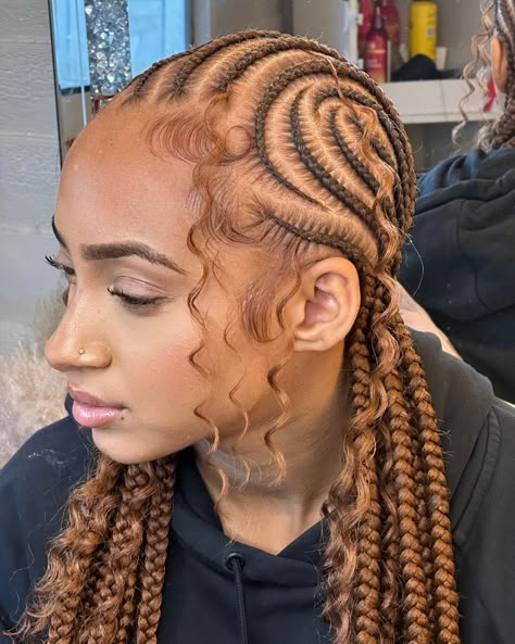 Feed In Braids Cornrows Design, Stitch Braid Designs, Alicia Keys Braids, Stitch Braid, Natural Hair Styles For Black, Cute Braids, Braids Hairstyles For Black Women, Feed In Braids Hairstyles, Cute Box Braids