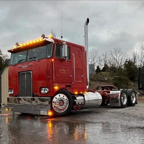 Peterbilt 352 Cabover, Cabover Semi Trucks, Peterbilt Cabover, Custom Peterbilt, Cabover Trucks, Coe Trucks, American Trucks, Custom Big Rigs, Peterbilt 379