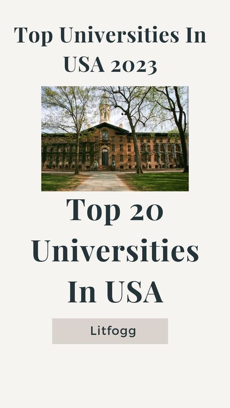 Top 20 University In USA Top Universities In Usa, Universities In Usa, College Usa, University List, Usa University, Us Universities, Dream College, Pre Med, The University Of Chicago