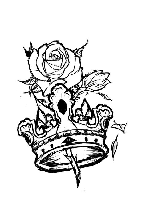 Prince Of Greece, Queen Crown Tattoo, Rip Tattoos For Mom, First Tattoo Ideas, Dove Tattoo Design, Sisters Drawing, Cute Monsters Drawings, Body Guard, Crown Drawing