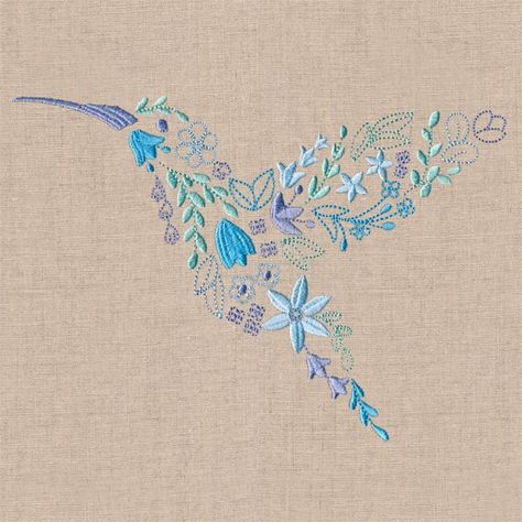 Library Embroidery, Hummingbird Design, Freestanding Lace Embroidery, Waffle Weave Towels, H Design, Holiday Flower, Bird Embroidery, Towel Design, Embroidered Towels