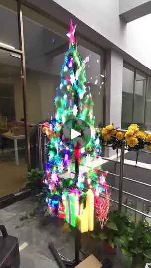 ONLY $39.9! DIY your Christmas tree with 3D holographic LED fan projector | By Radle | Facebook Dash Dolls, Crochet Baby Socks, Wall Mounted Electric Fires, 3d Hologram, 3d Holographic, Small Bathroom Ideas On A Budget, Christmas Tree Inspiration, Metal Art Sculpture, Welding Projects