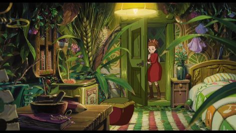 #anime #arrietty #beds #doors #flowers #interior #karigurashi #plants #secret #spikelets #world #1080P #wallpaper #hdwallpaper #desktop The Secret World Of Arrietty, Art Studio Ghibli, Secret World Of Arrietty, Chihiro Y Haku, 동화 삽화, Film Anime, Ghibli Artwork, The Secret World, Rurouni Kenshin