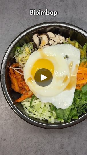 1.9M views · 212K reactions | Korean Food Series : Bibimbap

Bibimbap = Rice + banchan + gochujang sauce + fried egg + sesame oil

#bibimbap #koreanfood | 김 정호 Instagram Korean, Asian Rice, Gochujang Sauce, Eye Of The Tiger, Korean Dishes, Sesame Oil, The Tiger, Fried Egg, Asian Food