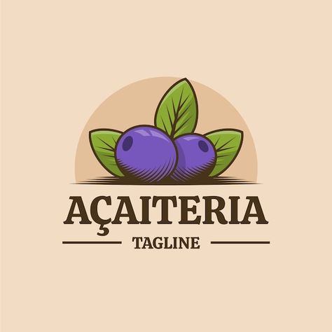 Free vector hand drawn acaiteria logo te... | Free Vector #Freepik #freevector #personal-logo #tasty-logo #logo #delicious Logo Acai, Acai Shop, Tasty Logo, Personal Logo, Shop Ideas, Vector Hand, Logo Templates, Graphic Resources, Hand Drawn