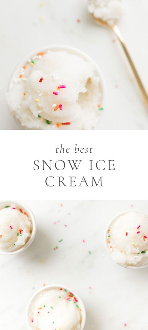 Snow Ice Cream Recipe, Snowcream Recipe, Snow Recipe, Best Easy Dessert Recipes, Fall Cookie Recipes, Snow Ice Cream, Make Snow, Snow Cream, Family Desserts