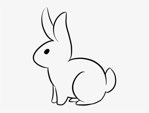 Rabbit Line Art, Drawing Bunny, Picture With Friends, Drawing Transparent, Jack Tattoo, All About Rabbits, Face Line Drawing, Rabbit Drawing, Drawing Png