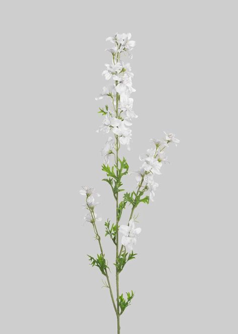 Looking for larkspur? Elegant cream white delphinium flowers elevate silk floral centerpiece arrangements. Buy the highest quality artificial wildflowers at Afloral.com. Artificial Wildflowers, White Delphinium, Silk Floral Centerpiece, White Larkspur, Diy Flower Projects, Centerpiece Arrangements, Tall Glass Vase, Delphinium Flowers, Fake Hydrangeas